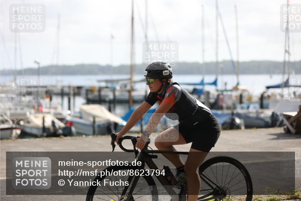 17.08.2025 - KN Förde Triathlon 2025 Yannick Fuchs http://msf.ph/oto/8623794 17.08.2025 10:02:23 Radfahren 141, 224, 231, 250, 159, 161, 220 meine-sportfotos.de