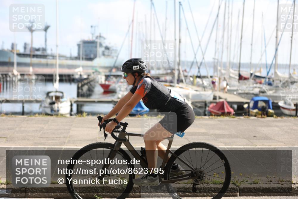 17.08.2025 - KN Förde Triathlon 2025 Yannick Fuchs http://msf.ph/oto/8623795 17.08.2025 10:02:24 Radfahren 141, 224, 231, 250, 141, 159, 161, 220 meine-sportfotos.de