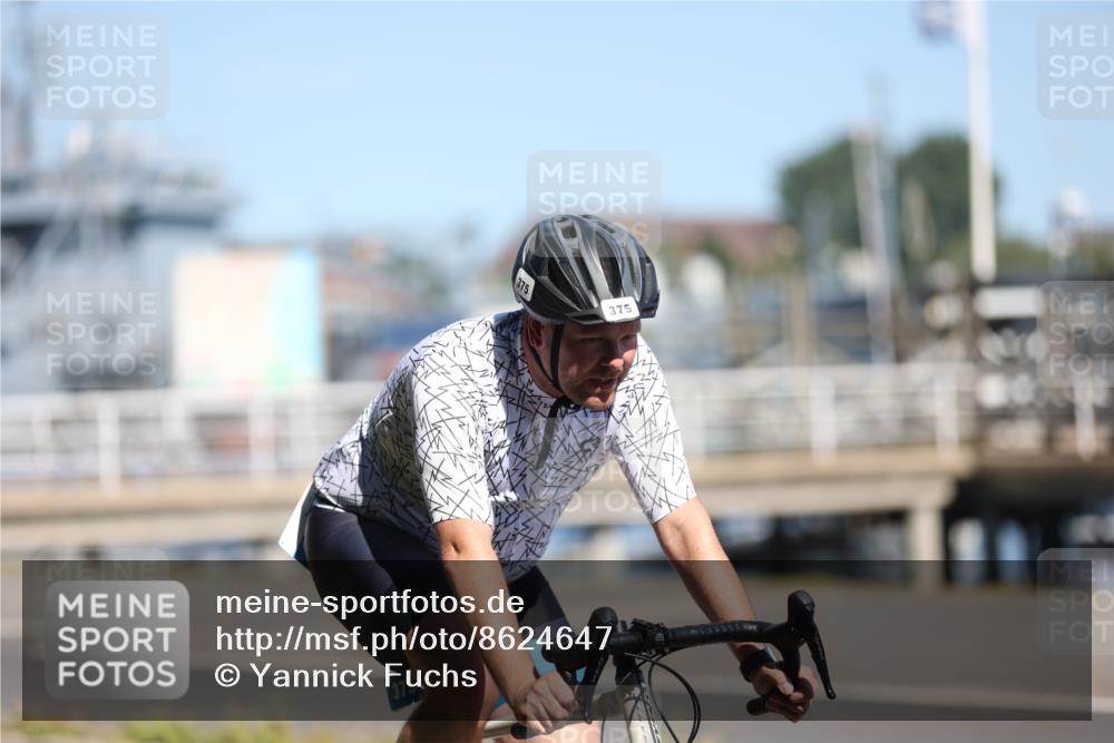 17.08.2025 - KN Förde Triathlon 2025 Yannick Fuchs http://msf.ph/oto/8624647 17.08.2025 11:34:30 Radfahren 300, 375, 632 meine-sportfotos.de