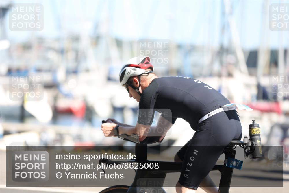 17.08.2025 - KN Förde Triathlon 2025 Yannick Fuchs http://msf.ph/oto/8625008 17.08.2025 11:41:13 Radfahren 279, 387, 628 meine-sportfotos.de