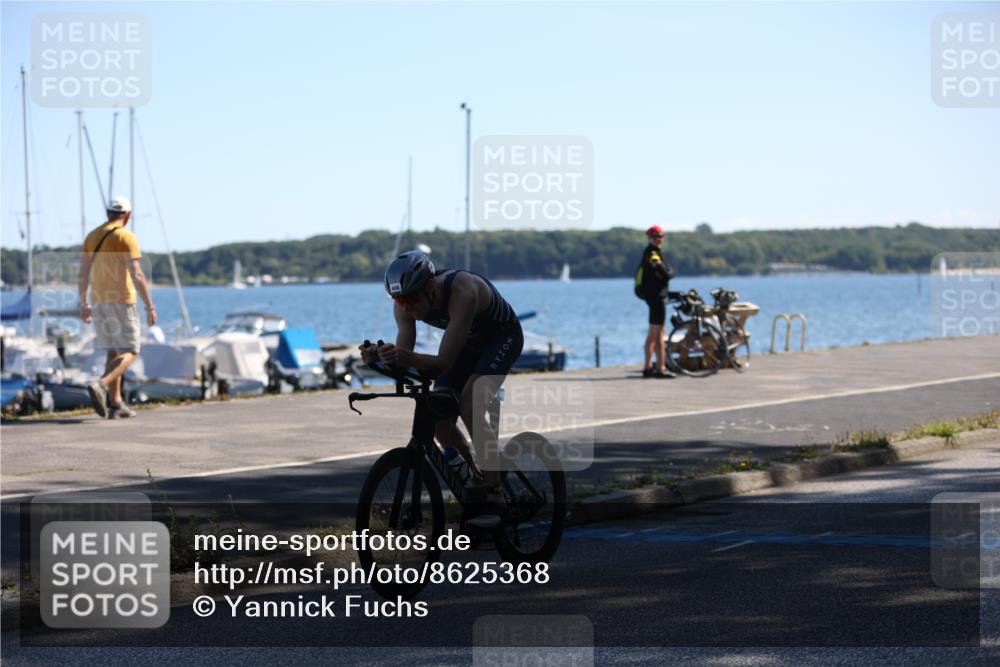 17.08.2025 - KN Förde Triathlon 2025 Yannick Fuchs http://msf.ph/oto/8625368 17.08.2025 12:42:09 Radfahren 408 meine-sportfotos.de