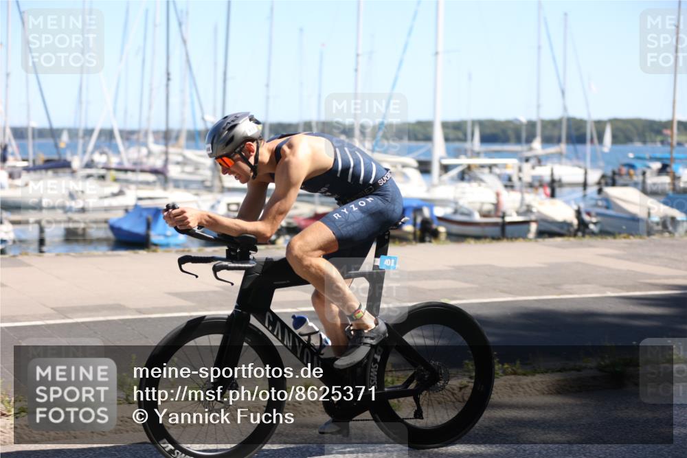 17.08.2025 - KN Förde Triathlon 2025 Yannick Fuchs http://msf.ph/oto/8625371 17.08.2025 12:42:09 Radfahren 408 meine-sportfotos.de