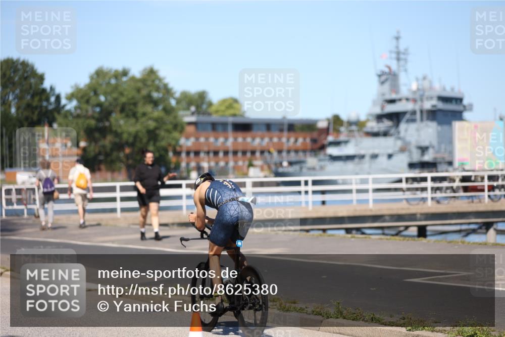 17.08.2025 - KN Förde Triathlon 2025 Yannick Fuchs http://msf.ph/oto/8625380 17.08.2025 12:42:11 Radfahren 408 meine-sportfotos.de