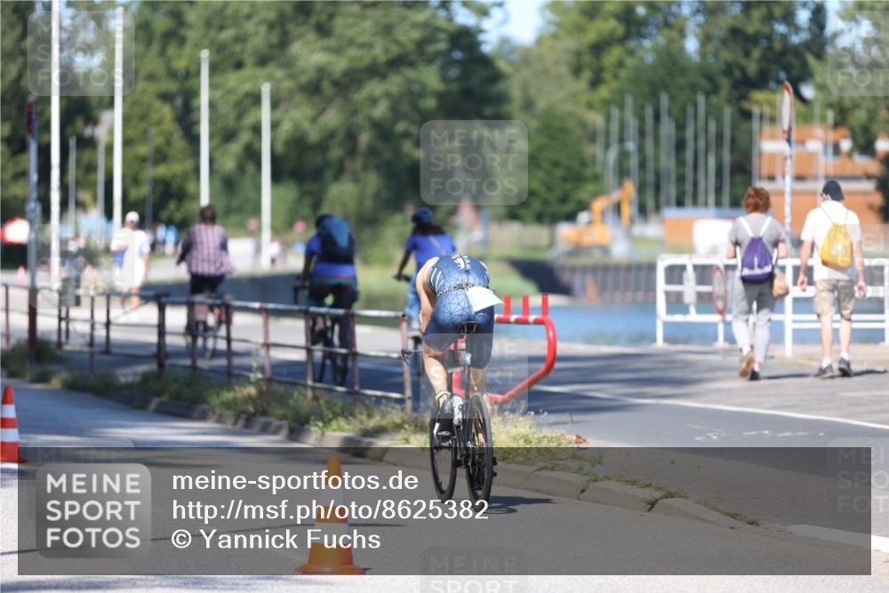 17.08.2025 - KN Förde Triathlon 2025 Yannick Fuchs http://msf.ph/oto/8625382 17.08.2025 12:42:12 Radfahren 408 meine-sportfotos.de