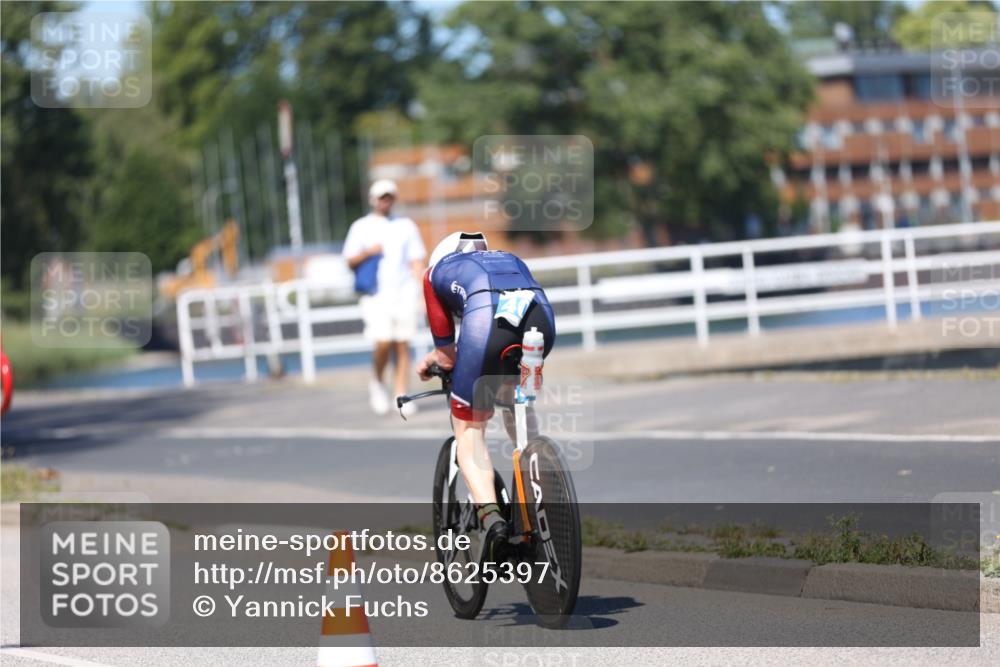 17.08.2025 - KN Förde Triathlon 2025 Yannick Fuchs http://msf.ph/oto/8625397 17.08.2025 12:42:45 Radfahren 403 meine-sportfotos.de