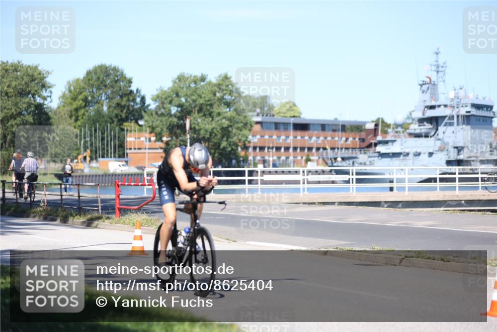 17.08.2025 - KN Förde Triathlon 2025 Yannick Fuchs http://msf.ph/oto/8625404 17.08.2025 12:43:27 Radfahren 402, 408 meine-sportfotos.de