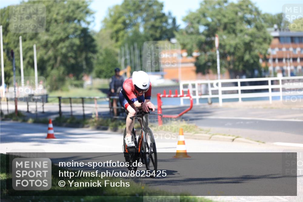 17.08.2025 - KN Förde Triathlon 2025 Yannick Fuchs http://msf.ph/oto/8625425 17.08.2025 12:44:00 Radfahren 403 meine-sportfotos.de