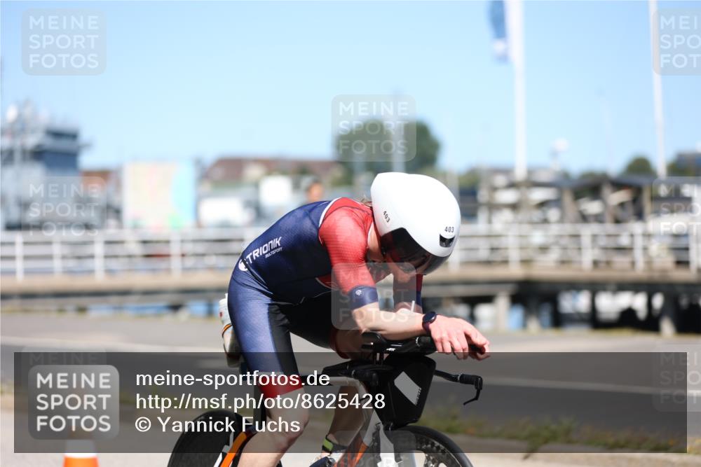17.08.2025 - KN Förde Triathlon 2025 Yannick Fuchs http://msf.ph/oto/8625428 17.08.2025 12:44:01 Radfahren 403 meine-sportfotos.de