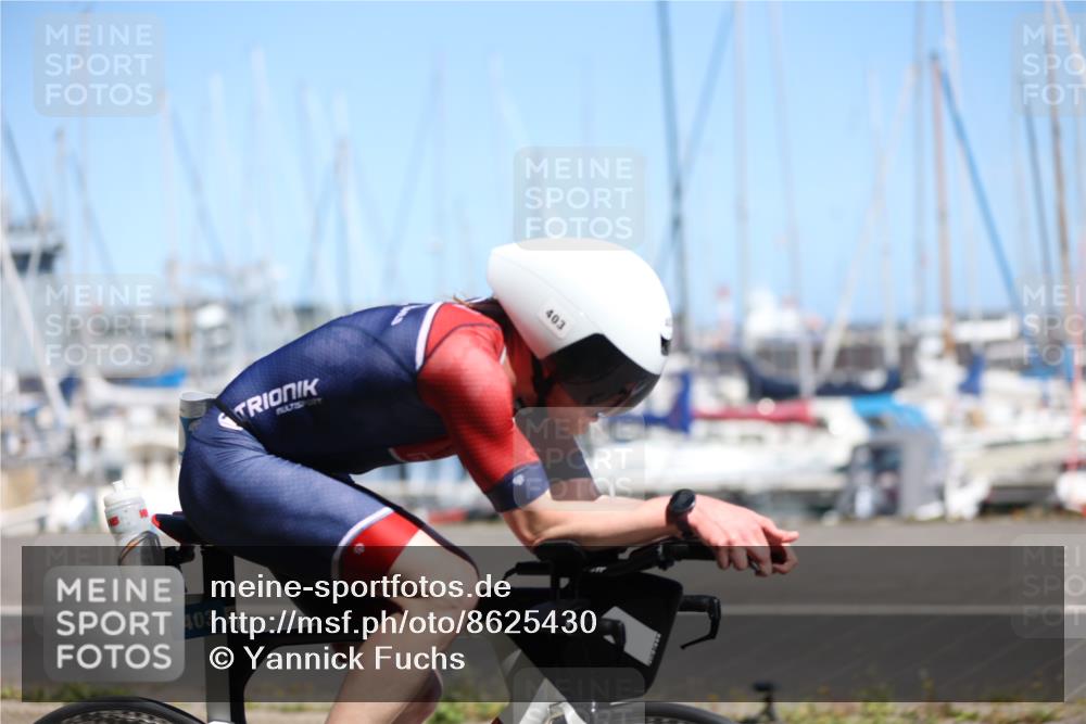 17.08.2025 - KN Förde Triathlon 2025 Yannick Fuchs http://msf.ph/oto/8625430 17.08.2025 12:44:01 Radfahren 403 meine-sportfotos.de