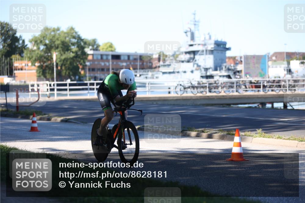 17.08.2025 - KN Förde Triathlon 2025 Yannick Fuchs http://msf.ph/oto/8628181 17.08.2025 15:18:28 Radfahren 6, 9 meine-sportfotos.de