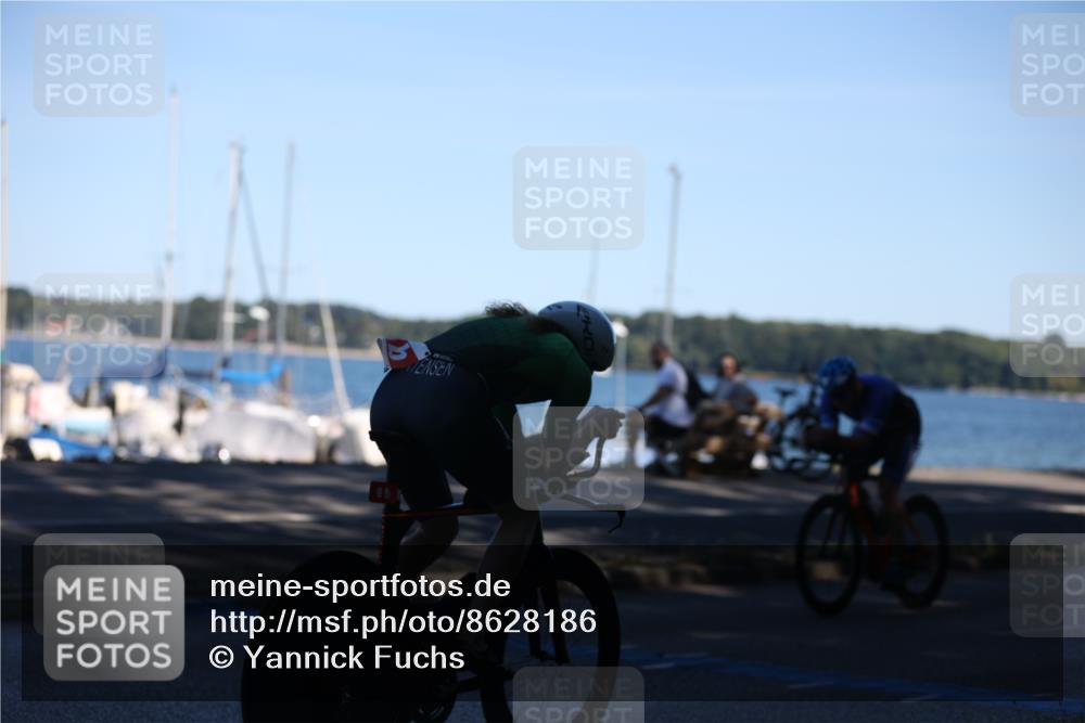 17.08.2025 - KN Förde Triathlon 2025 Yannick Fuchs http://msf.ph/oto/8628186 17.08.2025 15:18:30 Radfahren 6, 9 meine-sportfotos.de