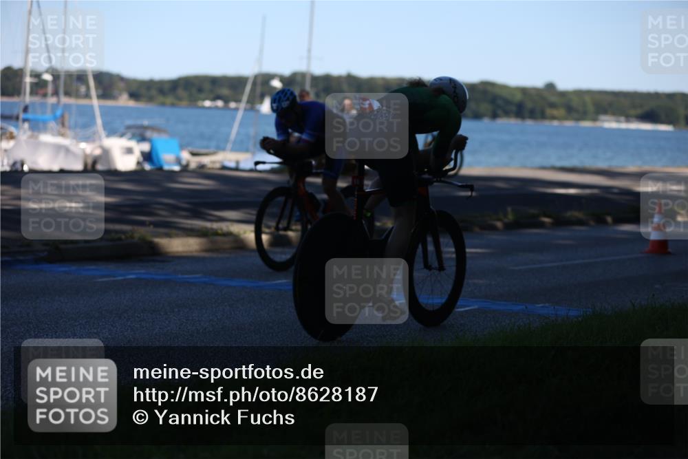 17.08.2025 - KN Förde Triathlon 2025 Yannick Fuchs http://msf.ph/oto/8628187 17.08.2025 15:18:30 Radfahren 6, 9 meine-sportfotos.de