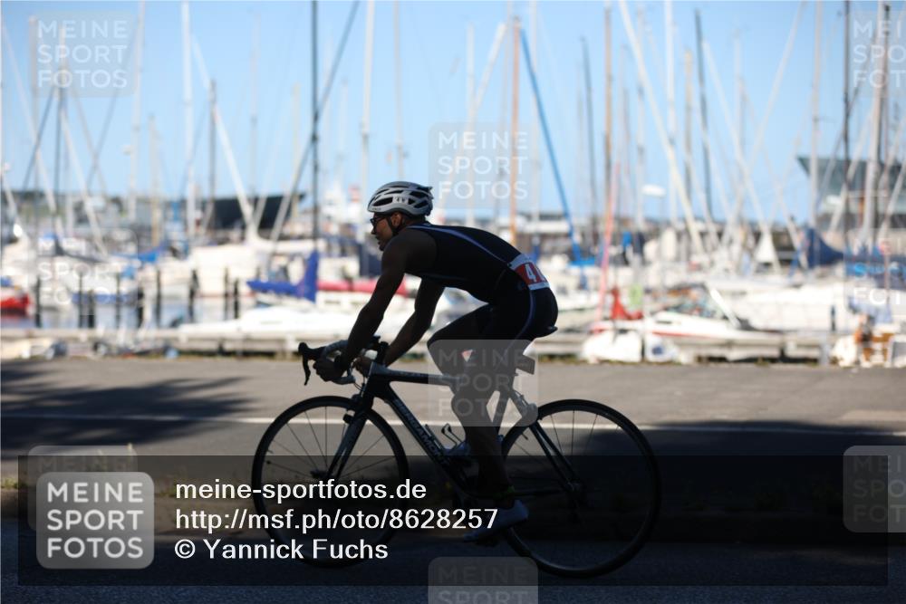 17.08.2025 - KN Förde Triathlon 2025 Yannick Fuchs http://msf.ph/oto/8628257 17.08.2025 15:21:54 Radfahren 4, 5, 8, 12, 4 meine-sportfotos.de