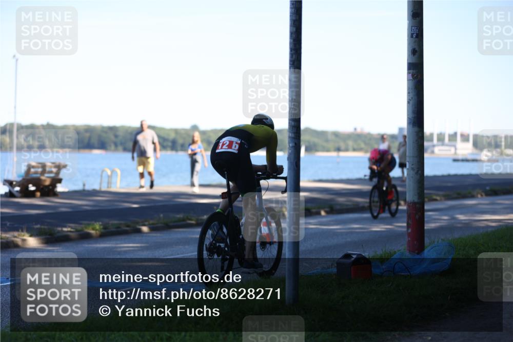 17.08.2025 - KN Förde Triathlon 2025 Yannick Fuchs http://msf.ph/oto/8628271 17.08.2025 15:22:02 Radfahren 8, 12, 5 meine-sportfotos.de