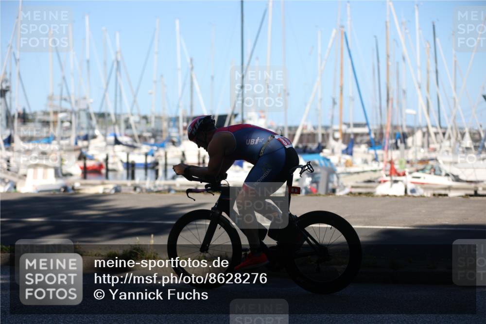 17.08.2025 - KN Förde Triathlon 2025 Yannick Fuchs http://msf.ph/oto/8628276 17.08.2025 15:22:05 Radfahren 8, 5, 8, 12 meine-sportfotos.de