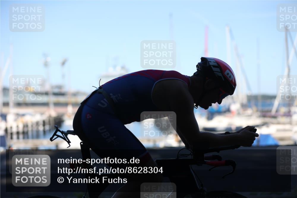 17.08.2025 - KN Förde Triathlon 2025 Yannick Fuchs http://msf.ph/oto/8628304 17.08.2025 15:23:43 Radfahren 8 meine-sportfotos.de