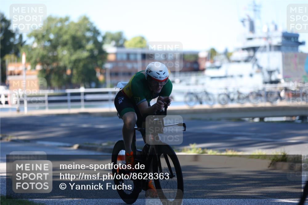 17.08.2025 - KN Förde Triathlon 2025 Yannick Fuchs http://msf.ph/oto/8628363 17.08.2025 15:29:33 Radfahren 35 meine-sportfotos.de
