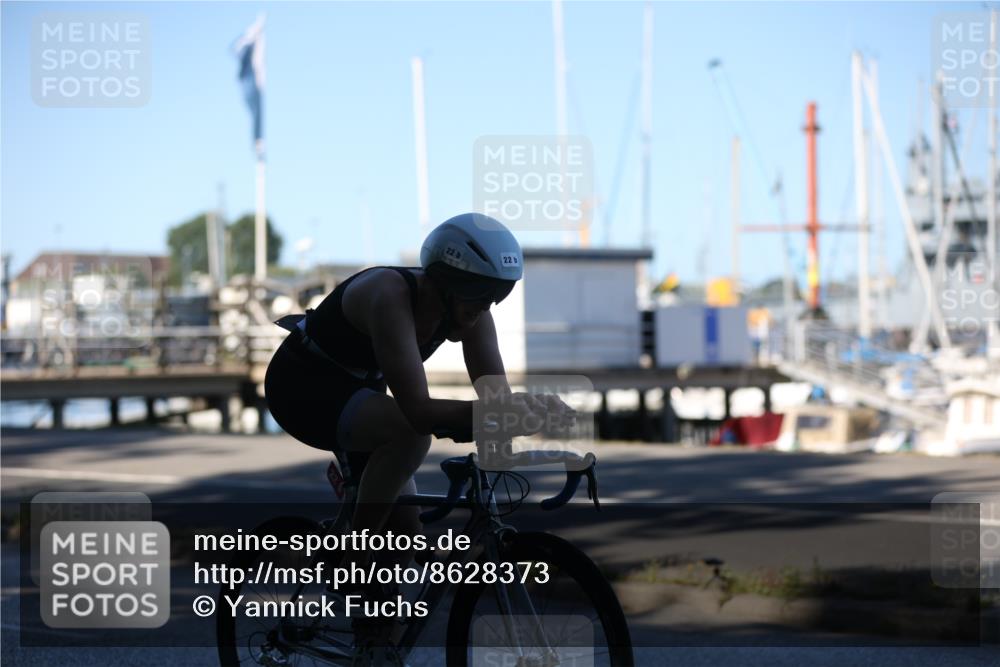 17.08.2025 - KN Förde Triathlon 2025 Yannick Fuchs http://msf.ph/oto/8628373 17.08.2025 15:29:53 Radfahren 22, 24 meine-sportfotos.de