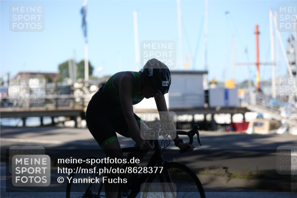 17.08.2025 - KN Förde Triathlon 2025 Yannick Fuchs http://msf.ph/oto/8628377 17.08.2025 15:30:02 Radfahren 18, 24, 27, 22 meine-sportfotos.de