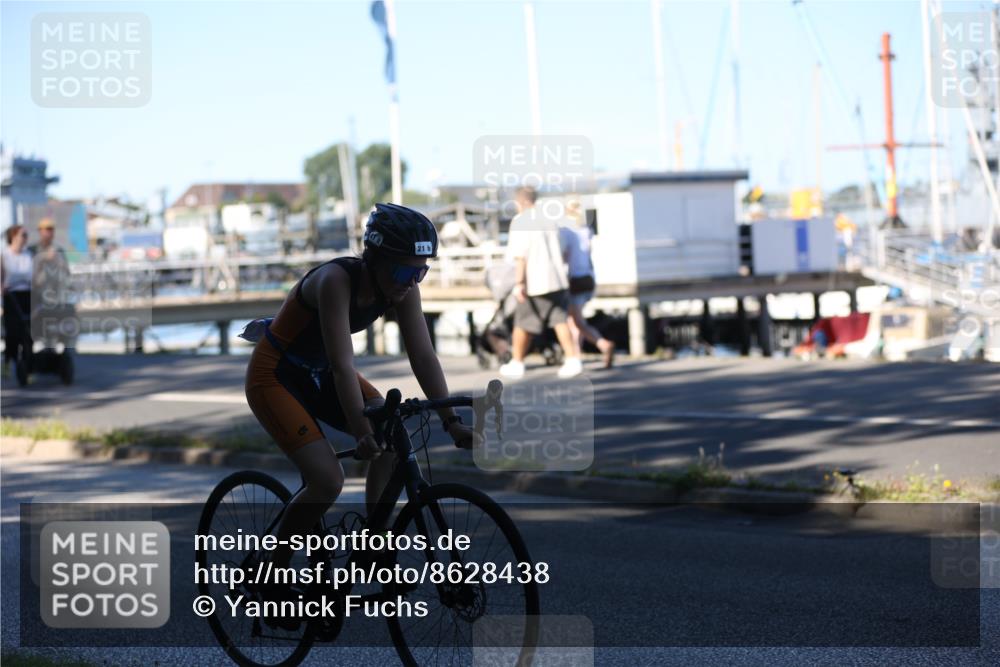 17.08.2025 - KN Förde Triathlon 2025 Yannick Fuchs http://msf.ph/oto/8628438 17.08.2025 15:34:14 Radfahren 21, 28 meine-sportfotos.de