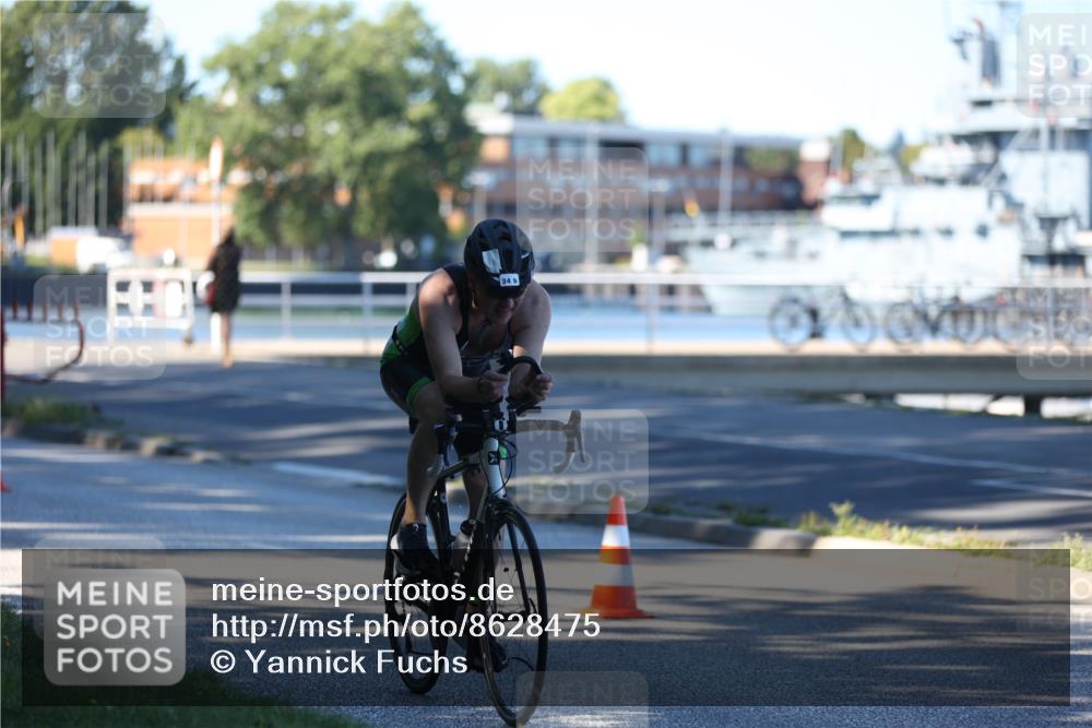 17.08.2025 - KN Förde Triathlon 2025 Yannick Fuchs http://msf.ph/oto/8628475 17.08.2025 15:36:22 Radfahren 34 meine-sportfotos.de