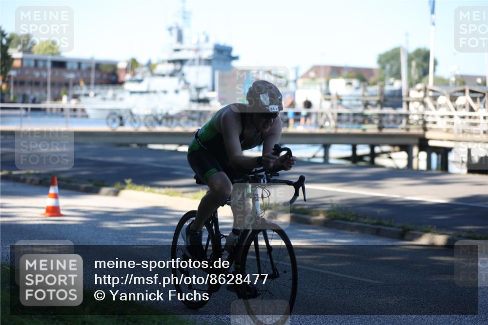 17.08.2025 - KN Förde Triathlon 2025 Yannick Fuchs http://msf.ph/oto/8628477 17.08.2025 15:36:22 Radfahren 34 meine-sportfotos.de