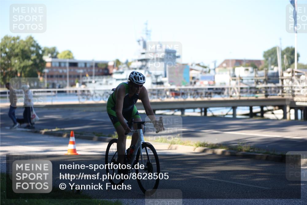 17.08.2025 - KN Förde Triathlon 2025 Yannick Fuchs http://msf.ph/oto/8628505 17.08.2025 15:40:26 Radfahren 19, 16 meine-sportfotos.de