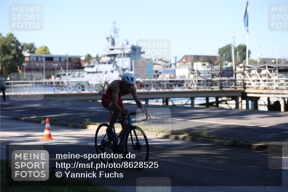 17.08.2025 - KN Förde Triathlon 2025 Yannick Fuchs http://msf.ph/oto/8628525 17.08.2025 15:41:43 Radfahren 16 meine-sportfotos.de