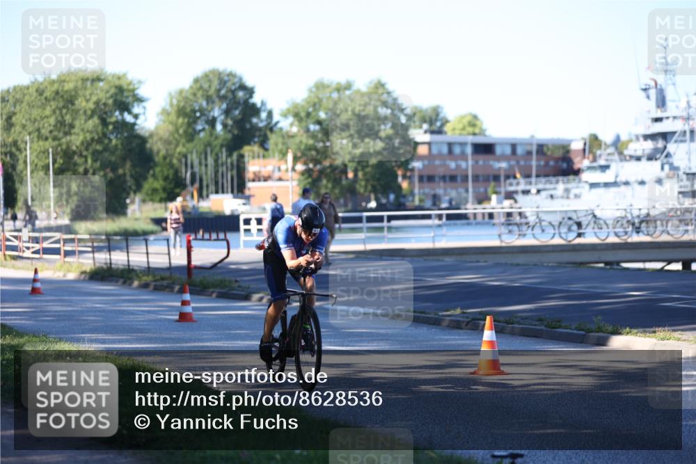 17.08.2025 - KN Förde Triathlon 2025 Yannick Fuchs http://msf.ph/oto/8628536 17.08.2025 15:44:28 Radfahren 6 meine-sportfotos.de