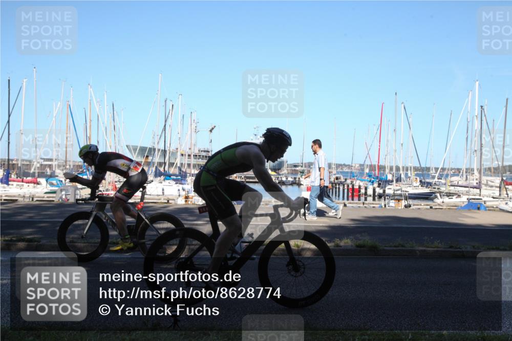 17.08.2025 - KN Förde Triathlon 2025 Yannick Fuchs http://msf.ph/oto/8628774 17.08.2025 15:45:26 Radfahren  meine-sportfotos.de