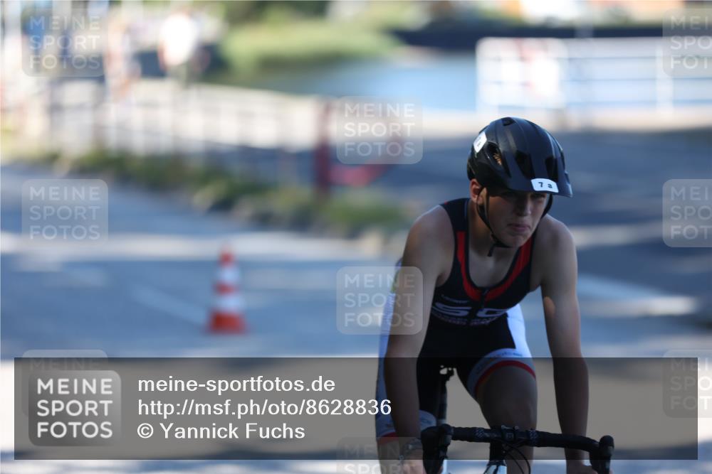17.08.2025 - KN Förde Triathlon 2025 Yannick Fuchs http://msf.ph/oto/8628836 17.08.2025 14:57:29 Radfahren 7 meine-sportfotos.de