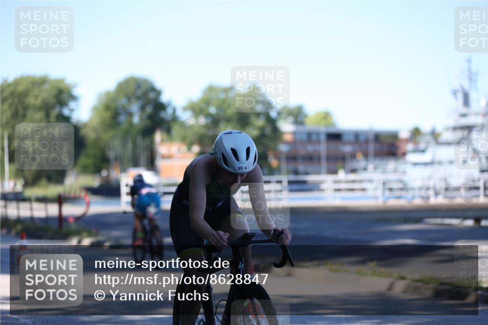 17.08.2025 - KN Förde Triathlon 2025 Yannick Fuchs http://msf.ph/oto/8628847 17.08.2025 15:03:21 Radfahren 35 meine-sportfotos.de