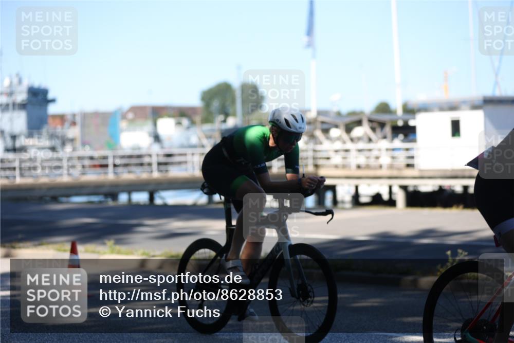 17.08.2025 - KN Förde Triathlon 2025 Yannick Fuchs http://msf.ph/oto/8628853 17.08.2025 15:03:38 Radfahren  meine-sportfotos.de