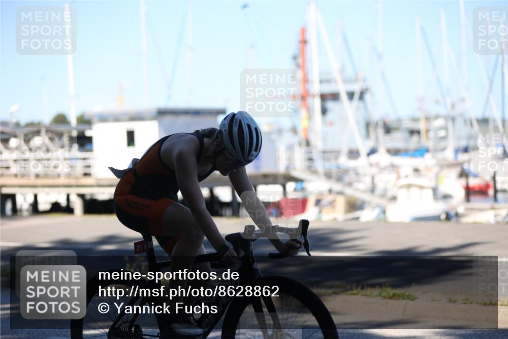 17.08.2025 - KN Förde Triathlon 2025 Yannick Fuchs http://msf.ph/oto/8628862 17.08.2025 15:04:40 Radfahren 21 meine-sportfotos.de