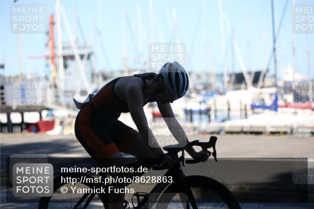 17.08.2025 - KN Förde Triathlon 2025 Yannick Fuchs http://msf.ph/oto/8628863 17.08.2025 15:04:40 Radfahren  meine-sportfotos.de