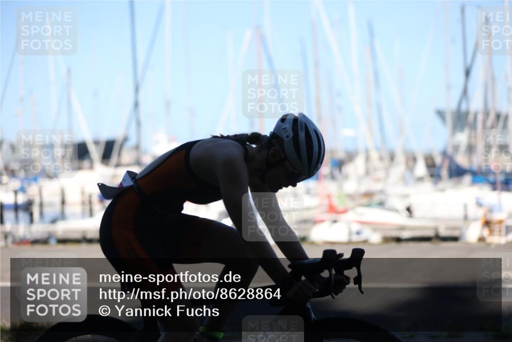 17.08.2025 - KN Förde Triathlon 2025 Yannick Fuchs http://msf.ph/oto/8628864 17.08.2025 15:04:40 Radfahren  meine-sportfotos.de