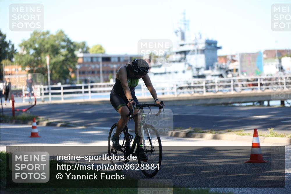 17.08.2025 - KN Förde Triathlon 2025 Yannick Fuchs http://msf.ph/oto/8628884 17.08.2025 15:06:25 Radfahren  meine-sportfotos.de