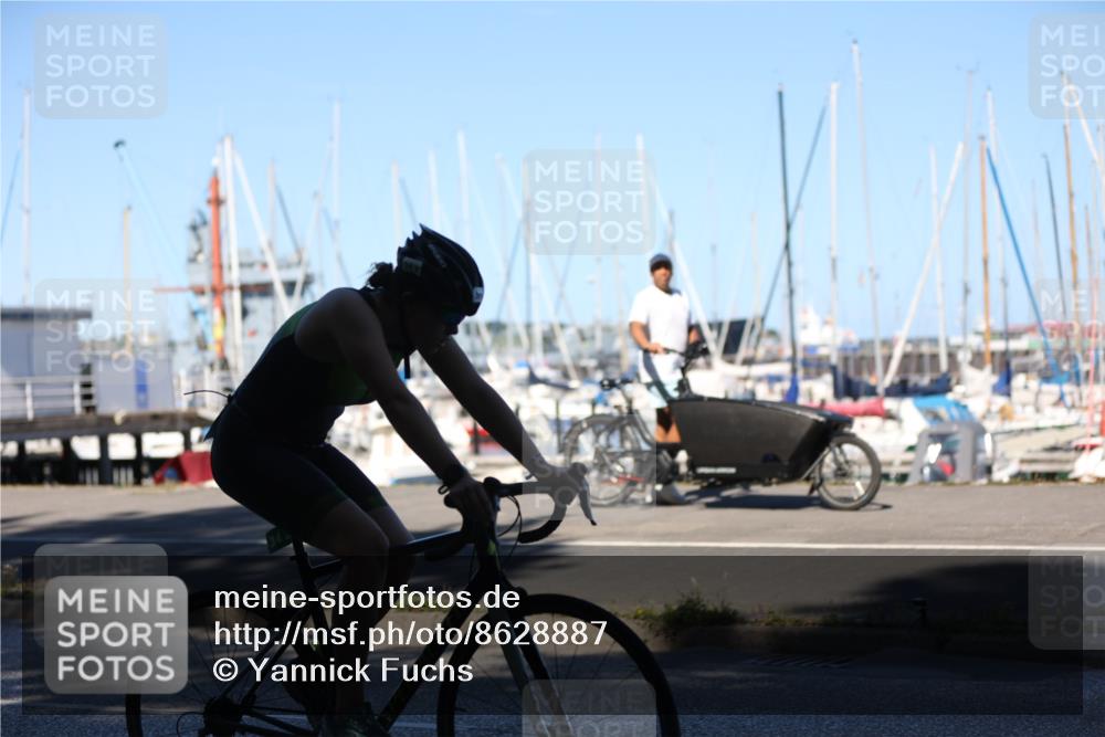 17.08.2025 - KN Förde Triathlon 2025 Yannick Fuchs http://msf.ph/oto/8628887 17.08.2025 15:06:26 Radfahren  meine-sportfotos.de