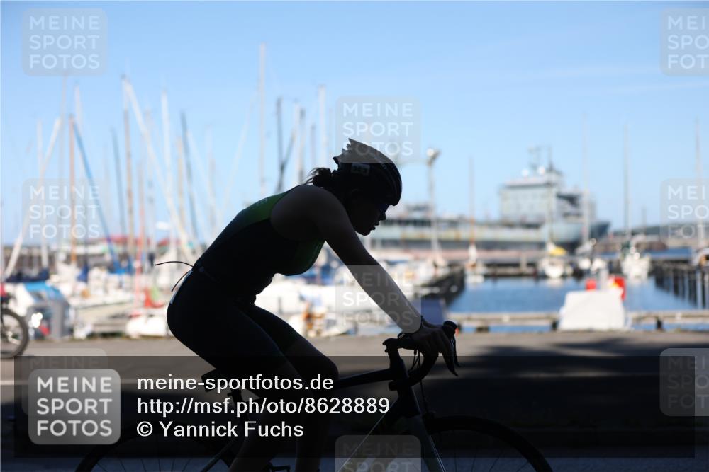 17.08.2025 - KN Förde Triathlon 2025 Yannick Fuchs http://msf.ph/oto/8628889 17.08.2025 15:06:26 Radfahren  meine-sportfotos.de