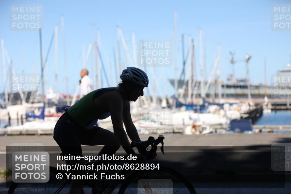 17.08.2025 - KN Förde Triathlon 2025 Yannick Fuchs http://msf.ph/oto/8628894 17.08.2025 15:07:27 Radfahren  meine-sportfotos.de
