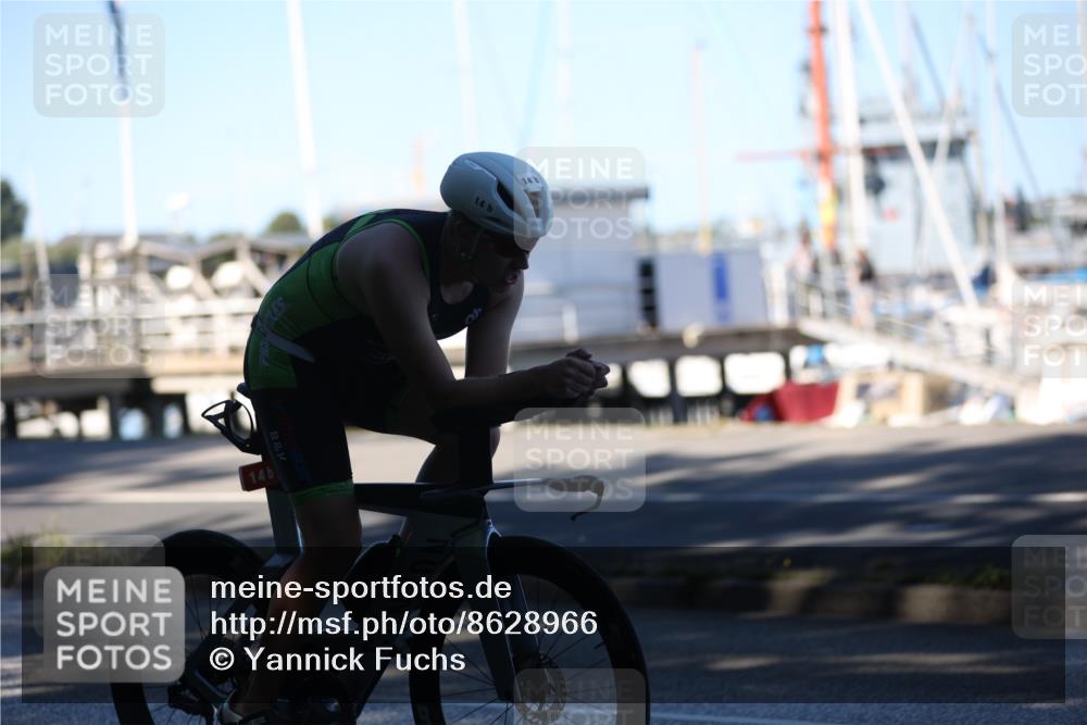 17.08.2025 - KN Förde Triathlon 2025 Yannick Fuchs http://msf.ph/oto/8628966 17.08.2025 15:21:18 Radfahren 14, 14, 14 meine-sportfotos.de