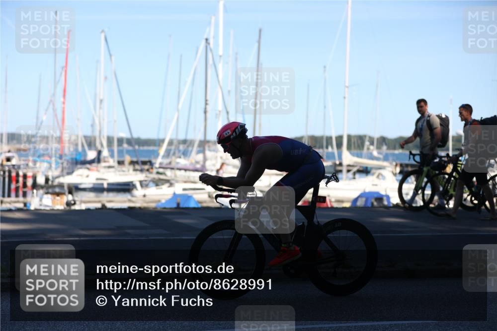 17.08.2025 - KN Förde Triathlon 2025 Yannick Fuchs http://msf.ph/oto/8628991 17.08.2025 15:22:04 Radfahren  meine-sportfotos.de