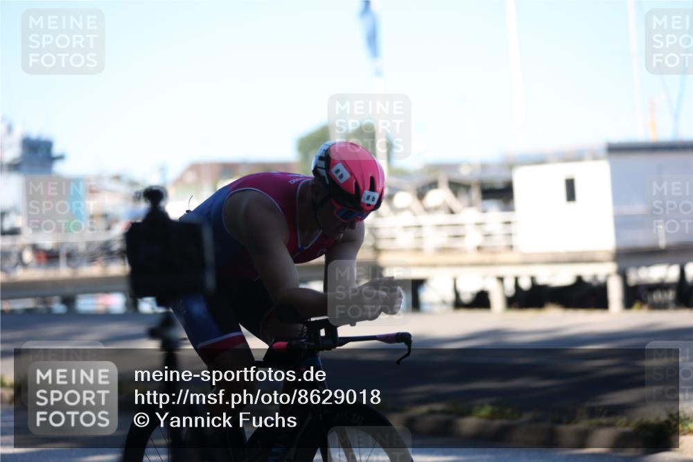17.08.2025 - KN Förde Triathlon 2025 Yannick Fuchs http://msf.ph/oto/8629018 17.08.2025 15:23:42 Radfahren  meine-sportfotos.de
