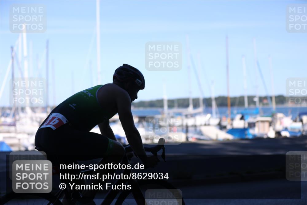 17.08.2025 - KN Förde Triathlon 2025 Yannick Fuchs http://msf.ph/oto/8629034 17.08.2025 15:25:49 Radfahren 17, 3, 11 meine-sportfotos.de