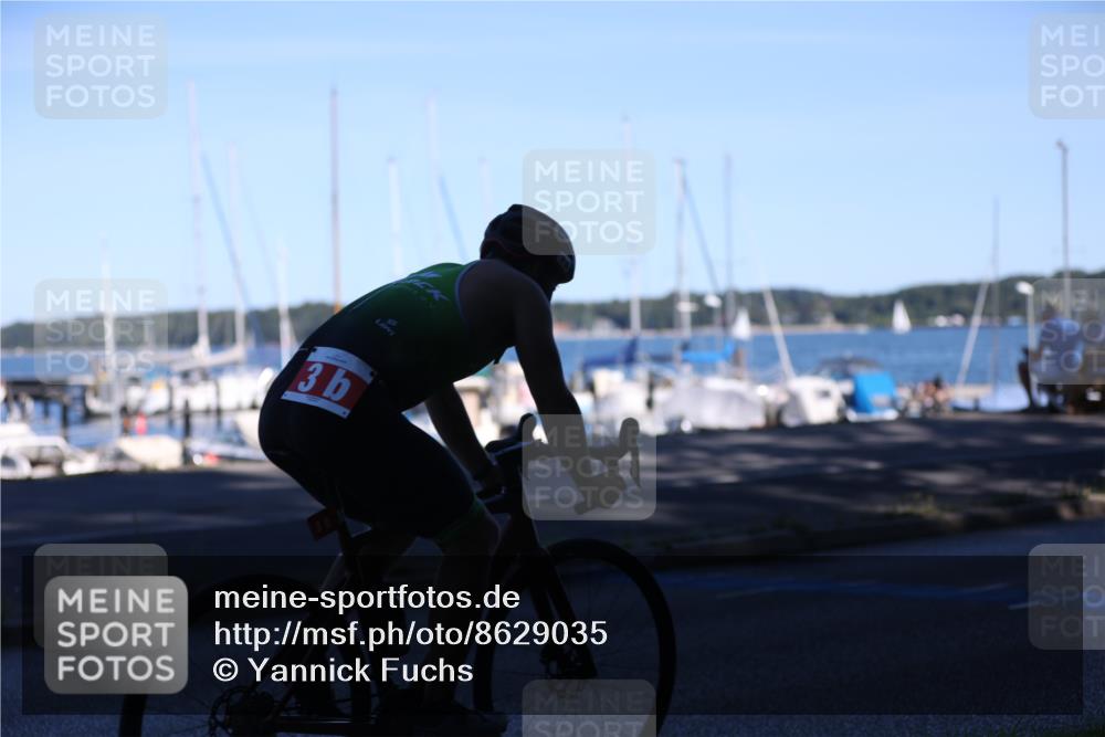 17.08.2025 - KN Förde Triathlon 2025 Yannick Fuchs http://msf.ph/oto/8629035 17.08.2025 15:25:49 Radfahren 3 meine-sportfotos.de