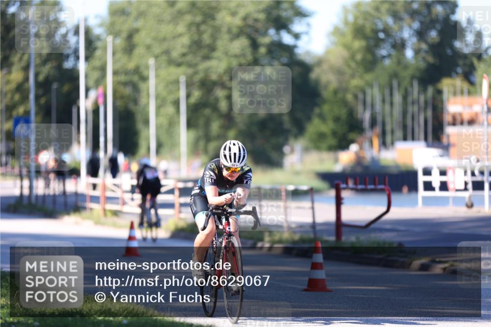 17.08.2025 - KN Förde Triathlon 2025 Yannick Fuchs http://msf.ph/oto/8629067 17.08.2025 15:28:20 Radfahren  meine-sportfotos.de