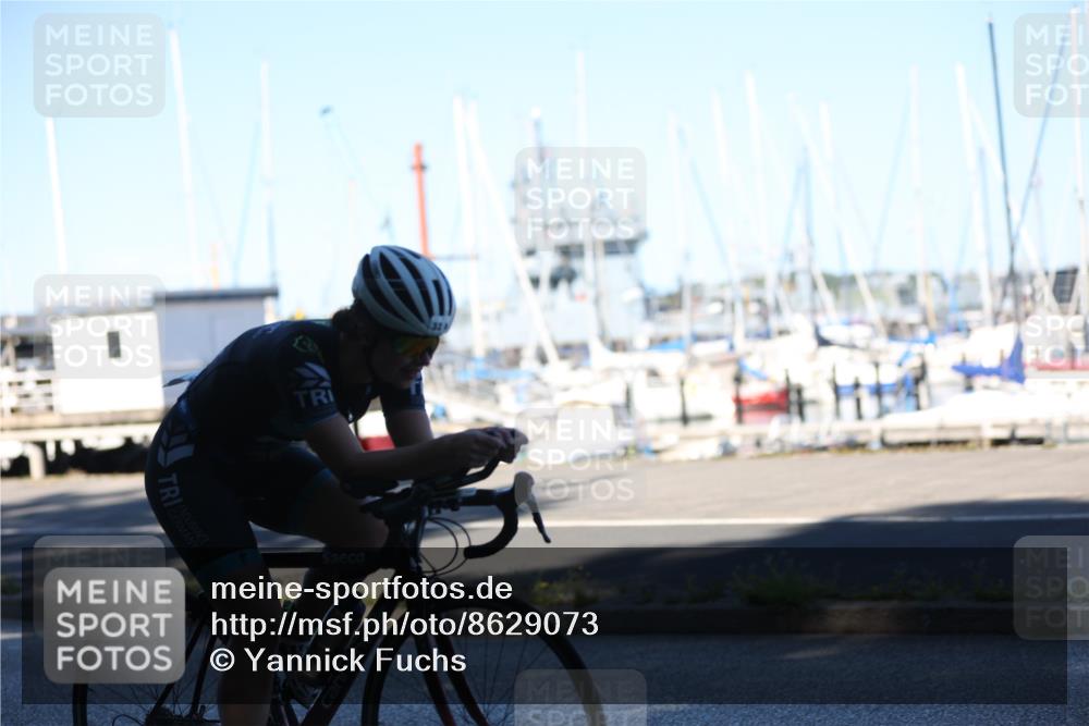 17.08.2025 - KN Förde Triathlon 2025 Yannick Fuchs http://msf.ph/oto/8629073 17.08.2025 15:28:22 Radfahren  meine-sportfotos.de