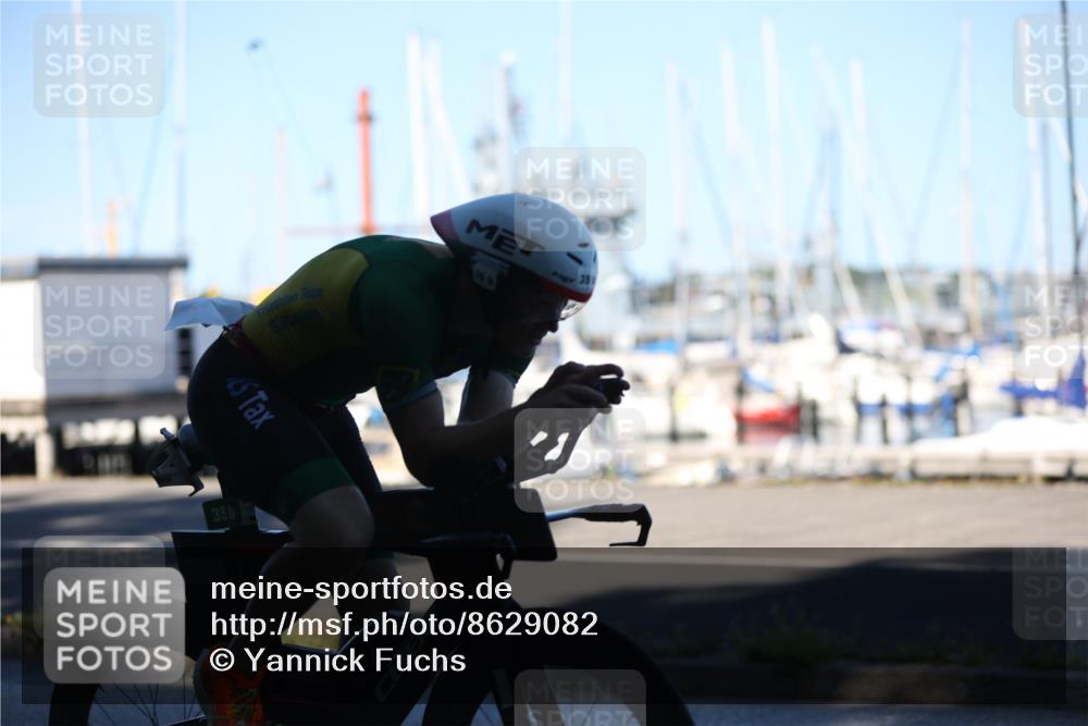17.08.2025 - KN Förde Triathlon 2025 Yannick Fuchs http://msf.ph/oto/8629082 17.08.2025 15:29:33 Radfahren 45, 35, 35 meine-sportfotos.de