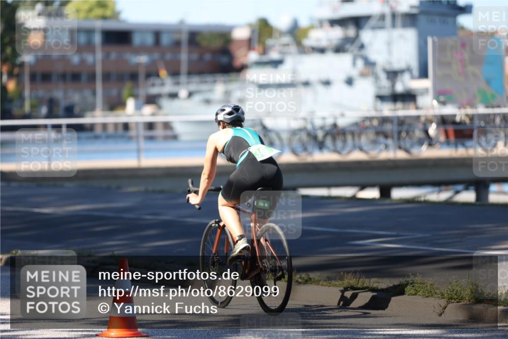 17.08.2025 - KN Förde Triathlon 2025 Yannick Fuchs http://msf.ph/oto/8629099 17.08.2025 15:31:22 Radfahren 36, 136 meine-sportfotos.de