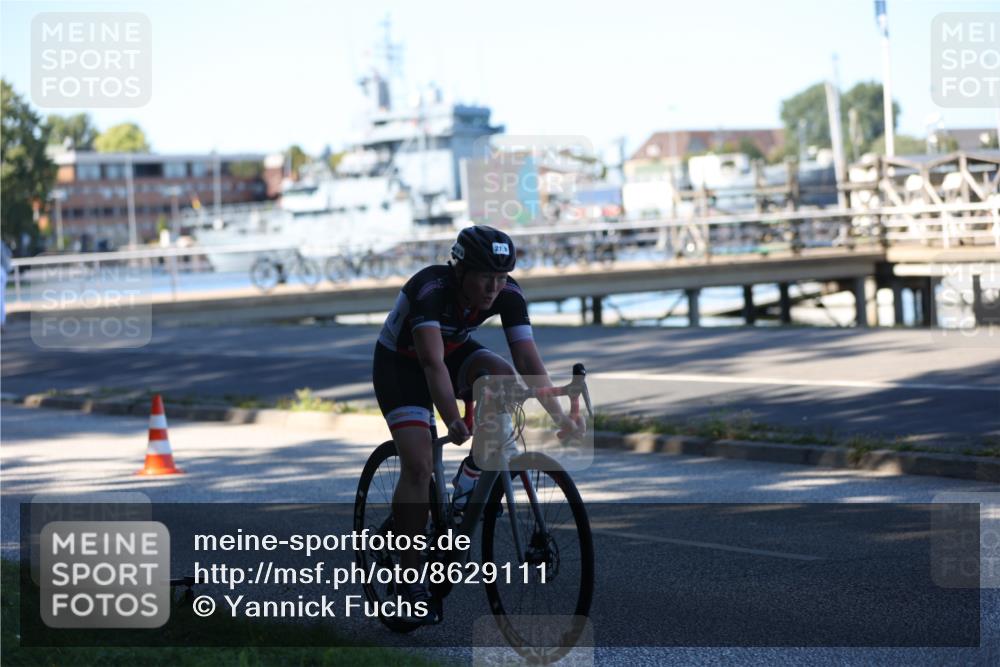17.08.2025 - KN Förde Triathlon 2025 Yannick Fuchs http://msf.ph/oto/8629111 17.08.2025 15:31:47 Radfahren 27 meine-sportfotos.de